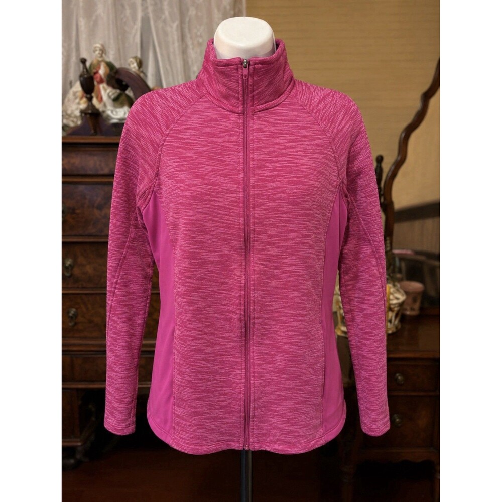 Tek Gear Size Large Women’s Zip Front Athletic Jacket 38” Bust 22” Length